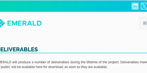 Emerald Deliverable D6.1 published in February 2024